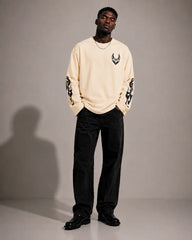 Oversized Layered Printed T-Shirt – Multiple Designs Available