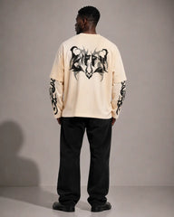 Oversized Layered Printed T-Shirt – Multiple Designs Available