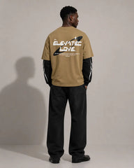 Oversized Layered Printed T-Shirt – Multiple Designs Available