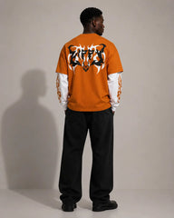 Oversized Layered Printed T-Shirt – Multiple Designs Available