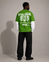 Oversized Layered Printed T-Shirt – Multiple Designs Available