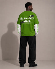 Oversized Layered Printed T-Shirt – Multiple Designs Available