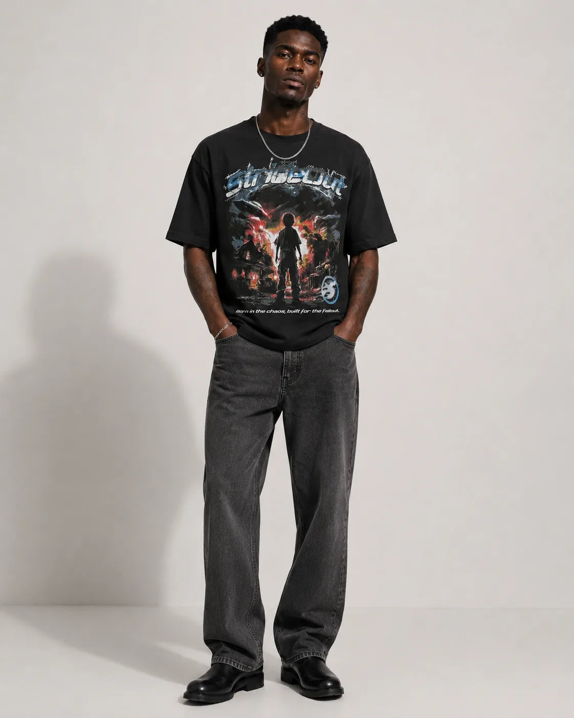 Oversized Printed Graphic T-Shirt – Multiple Designs Available