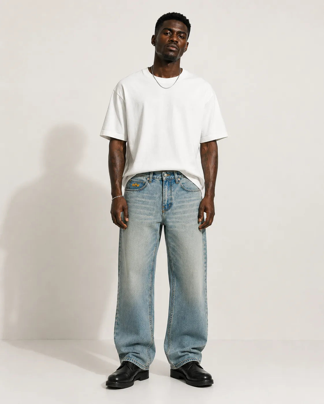 Straight Fit Denim Jeans - Victor 96
